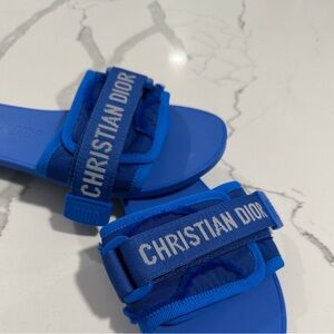 Dior Vibrant Blue Sandals